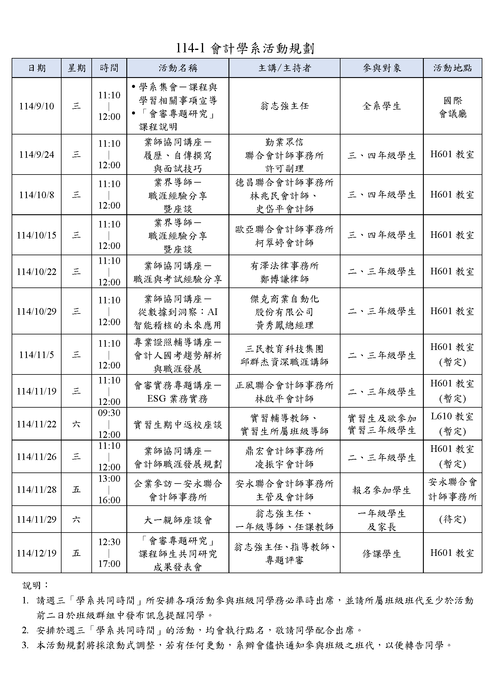 114-1會計學系活動規劃_1140923更新